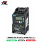 6SL3210-5BB11-2BV1 Siemens SINAMICS V20 0.12 kW 200–240 V single-phase input VFD