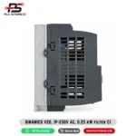 Siemens SINAMICS V20 6SL3210-5BB12-5BV1 0.25 kW 1-Phase VFD - Image 3