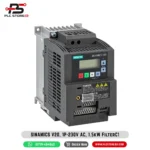 Siemens SINAMICS V20 6SL3210-5BB21-5BV1 1.5 kW 1-Phase VFD - Image 2