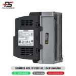 Siemens SINAMICS V20 6SL3210-5BB21-5UV1 1.5 kW 1-Phase VFD - Image 2