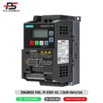 6SL3210-5BB21-5UV1 Siemens SINAMICS V20 1.5 kW single-phase 200–240 V AC unfiltered VFD