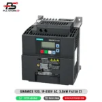 6SL3210-5BB23-0BV1 Siemens SINAMICS V20 3 kW 200–240 V single-phase input filtered VFD