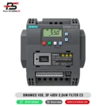 Siemens SINAMICS V20 6SL3210-5BE22-2CV1 2.2 kW 3-Phase VFD - Image 2